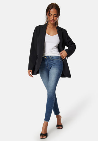Onlblush Mid SK Ank RW Denim Jeans
