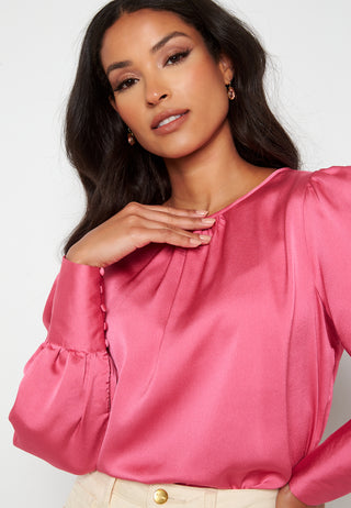 Carli LS O-neck Blouse