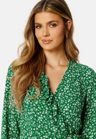 Carly L/S Wrap Dress