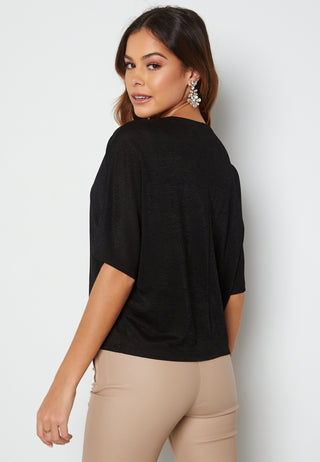 Carolla Loose Glitter Top
