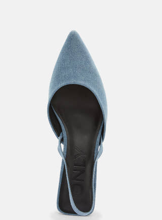 Coco-4 Denim Slingback Pump