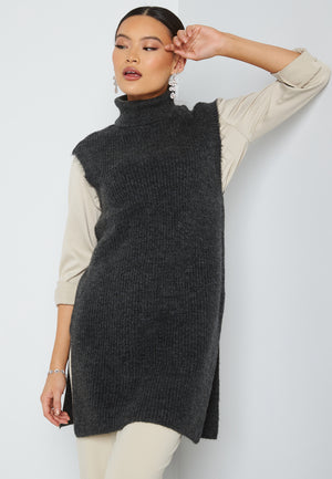 Cora Long Rollneck Vest