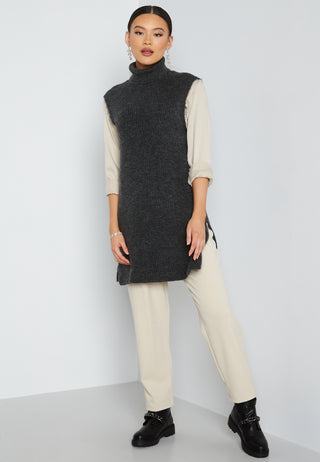 Cora Long Rollneck Vest