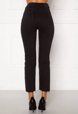 Emily HW Raw Ank Jeans
