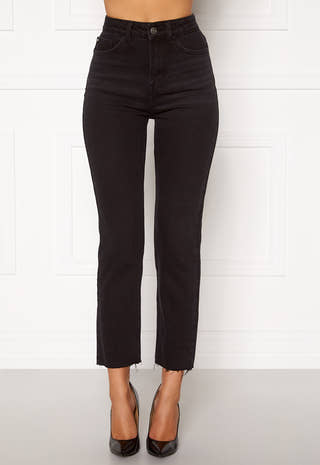 Emily HW Raw Ank Jeans