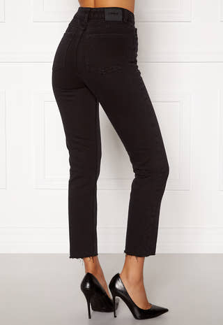 Emily HW Raw Ank Jeans