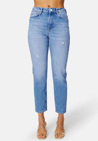 Emily HW Straight Ankle Jeans