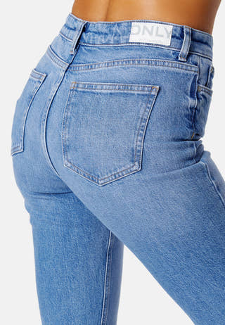 Emily HW Straight Ankle Jeans