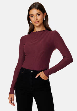 Onlemma L/S High Neck Top