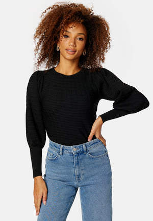 Ginnie L/S Puff Pullover Knit