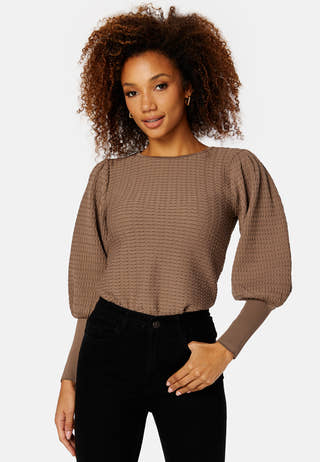 Ginnie L/S Puff Pullover Knit