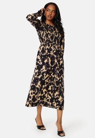 Jada L/S Midi Smock Dress