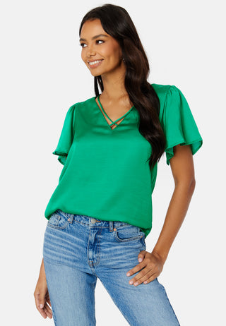 Jane SS V-Neck Top