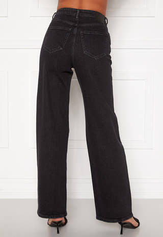 Juicy HW Black Wide Leg Jeans