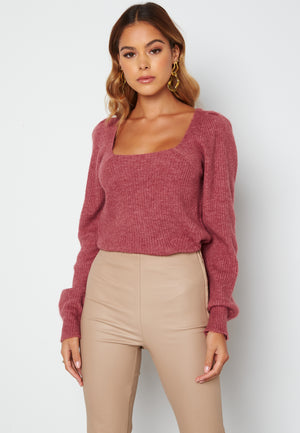 Karinna L/S Squareneck Pullover
