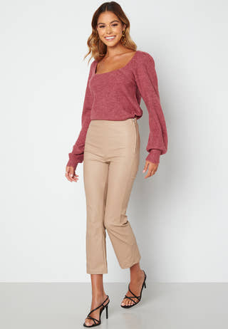 Karinna L/S Squareneck Pullover