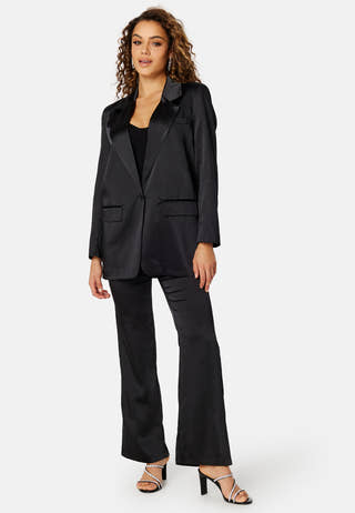 Lana-Mayra Satin Blazer