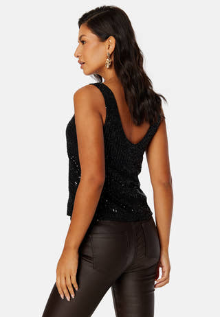 Lana S/L Sequins top