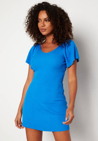 Leelo S/S V-Neck Dress Knit