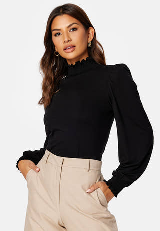 Lelva L/S Smock Top