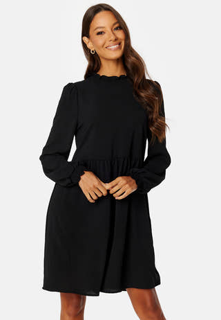 Mette LS Highneck Dress