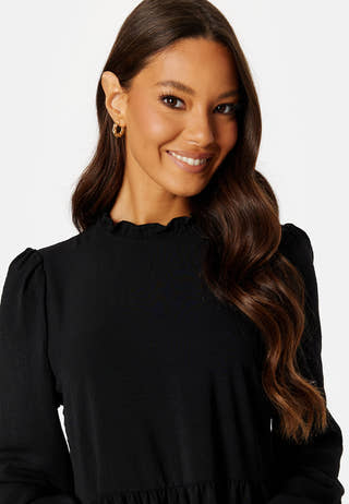 Mette LS Highneck Dress