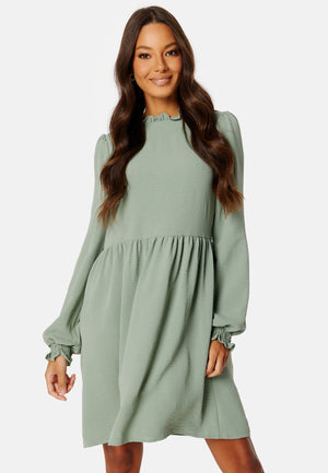 Mette LS Highneck Dress