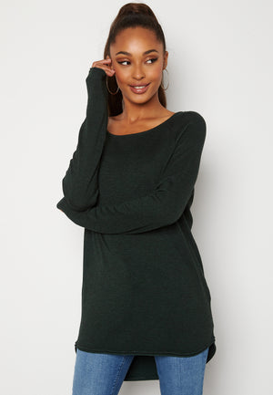 Mila Lacy L/S Long Pullover