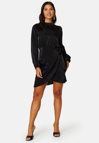 Mille L/S Wrap Dress