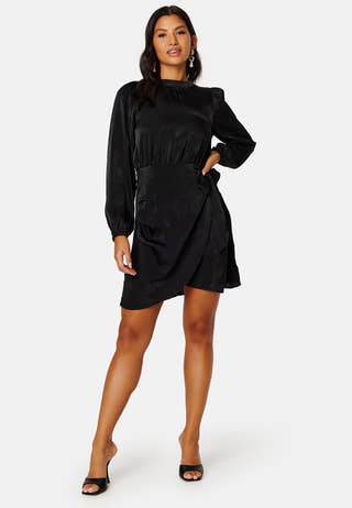 Mille L/S Wrap Dress