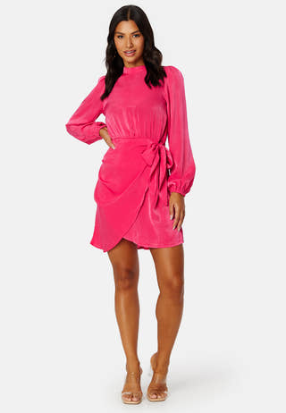 Mille L/S Wrap Dress