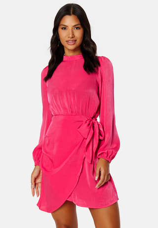 Mille L/S Wrap Dress