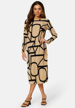 Molly L/S Plisse Dress