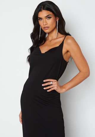 Monna S/L Slit Dress