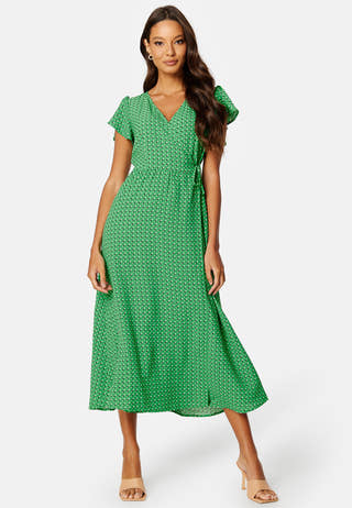 Naomi S/S Midi Wrap Dress