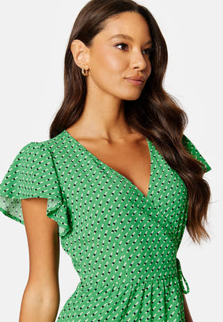 Naomi S/S Midi Wrap Dress