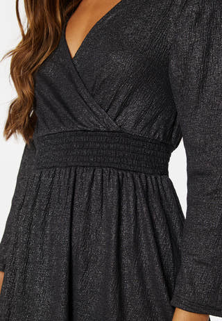 New Pella Foil Wrap Dress