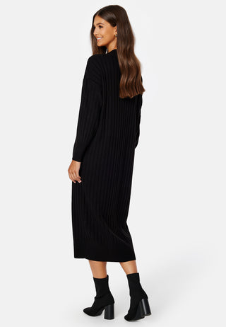 New Tessa L/S Midi V-Neck Dress