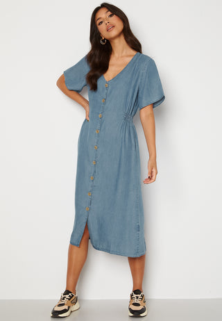 Nikoline Smock Denim Dress