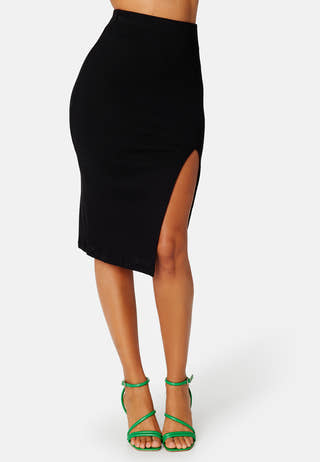 Olivia Bodycon Slit Skirt