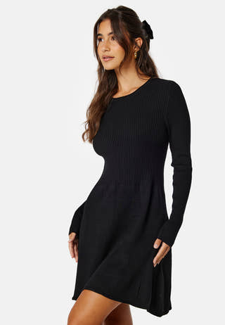 Onlalma L/S O-NECK DRESS KNT