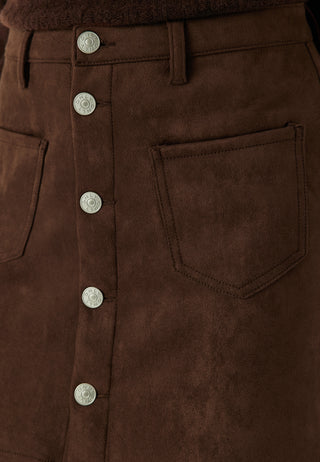 Onlamazing-stina Faux Suede Skjørt