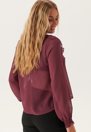 Onlanina Life Ls Ruffel V-neck