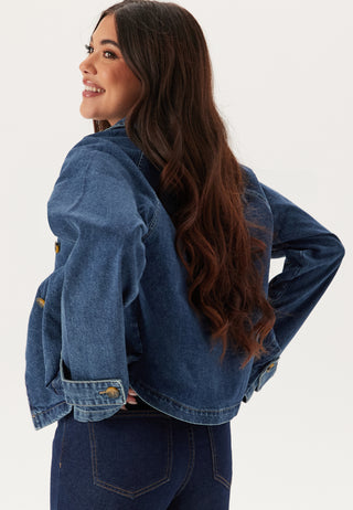 Onlapril Kort Denim Trench