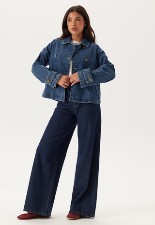 Onlapril Kort Denim Trench