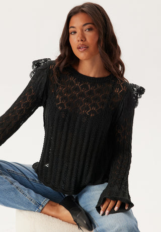 Onlashley Ls O-neck Mix Knt