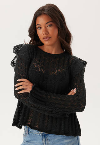 Onlashley Ls O-neck Mix Knt