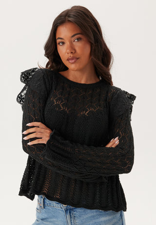 Onlashley Ls O-neck Mix Knt