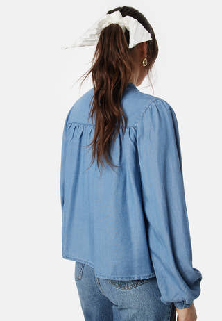 Onlaverie LS denim blouse