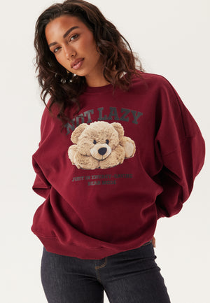 Onlbila L/S BEAR O-NECK SWT